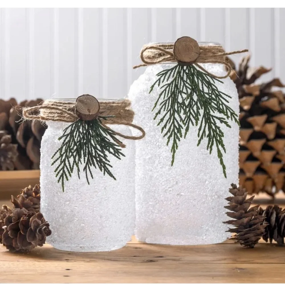 Set of 3 frosted Ball Decorative Mugs! For everyday or holiday decorations EUC